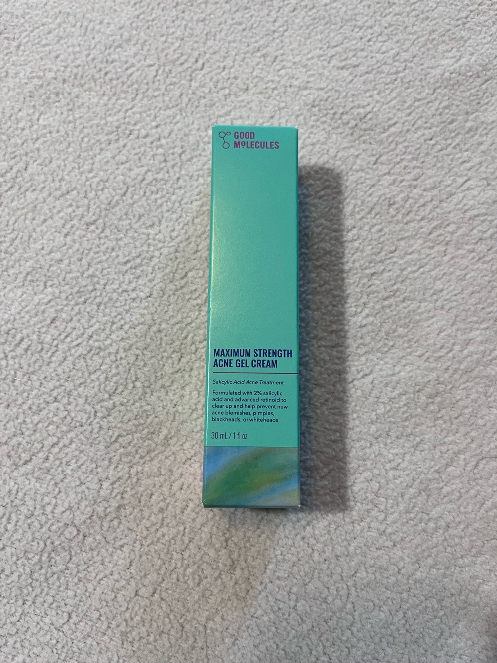 Maximum Strength Acne Gel Cream — Mint Green
